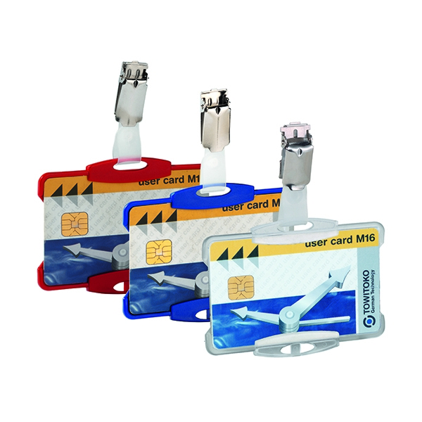 Durable Security Pass Holder Transparent [Pack of 25]