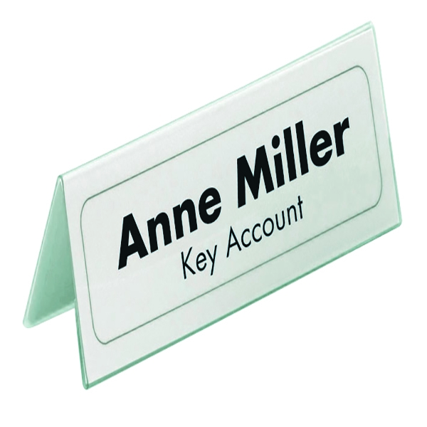 Durable Badgemaker Inserts 52x100mm [Pack of 40]