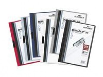 Durable 3mm Duraclip File A4 Assorted [Pack of 25]