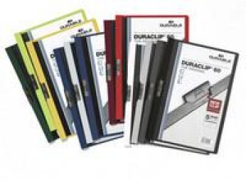Durable Duraclip File 6mm A4 Assorted [Pack of 25]