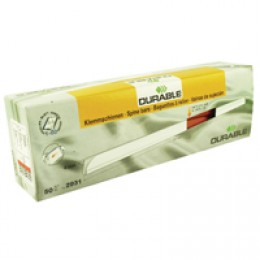 Durable Spinebar 6mm A4 Red [Pack of 50]