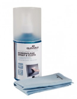 Durable Screen Clean Spray 200ml with Cloth