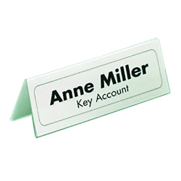 Durable Table Nameholder 61x150mm [Pack of 25]