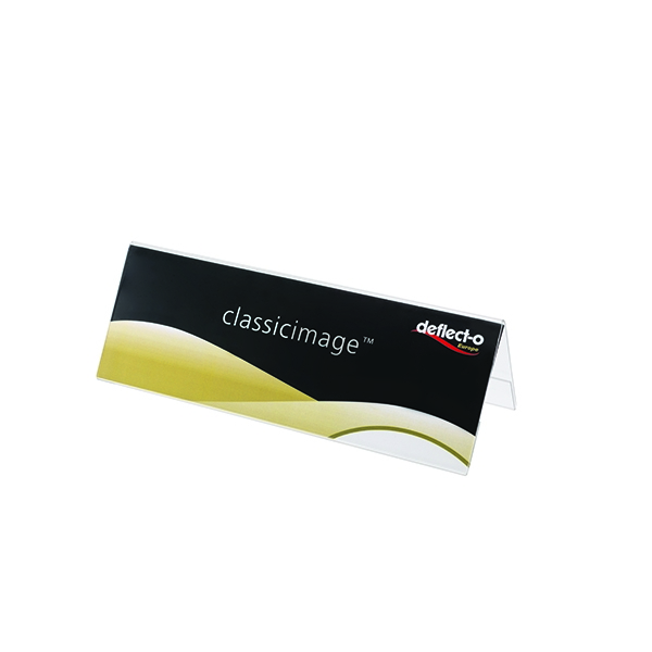 Deflecto Tent Sign Holder A4 Clear