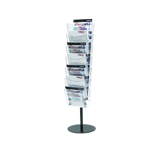 Deflecto Literature File Floor Stand for A4 7 Pocket