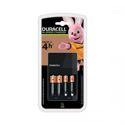 Duracell CEF14 45 Min Charger with 2 Rechargeable AA Batteries Inc