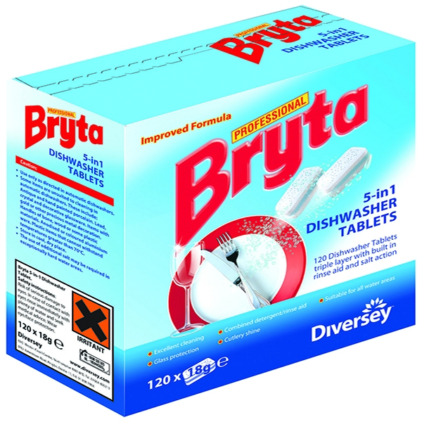 Bryta 5 in 1 Dishwasher Tablets [Pack of 4x120] 7519448