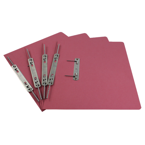 Acco Jiffex File Foolscap Pink [Pack of 50]