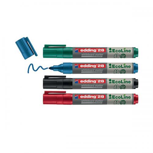 edding 28-4 S Ecoline whiteboard marker A5 [Pack of 4]