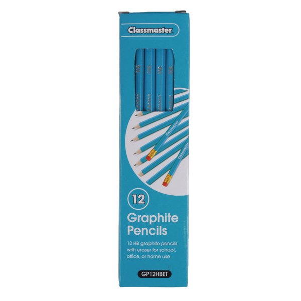Classmaster HB Pencils Eraser Tip [Pack of 12]