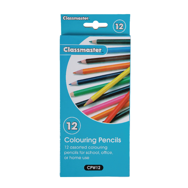 Classmaster Colouring Pencil Assorted [Pack of 12]