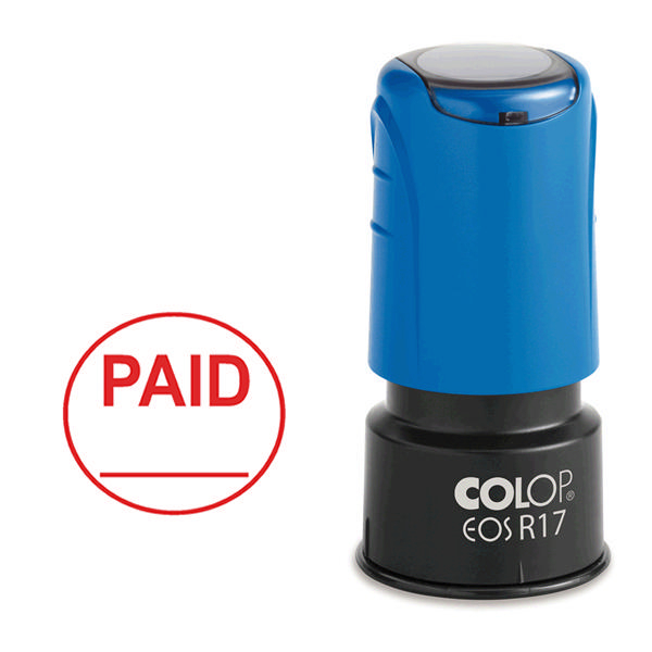 Colop EOS R17 PAID Self-Inking Circular Stamp