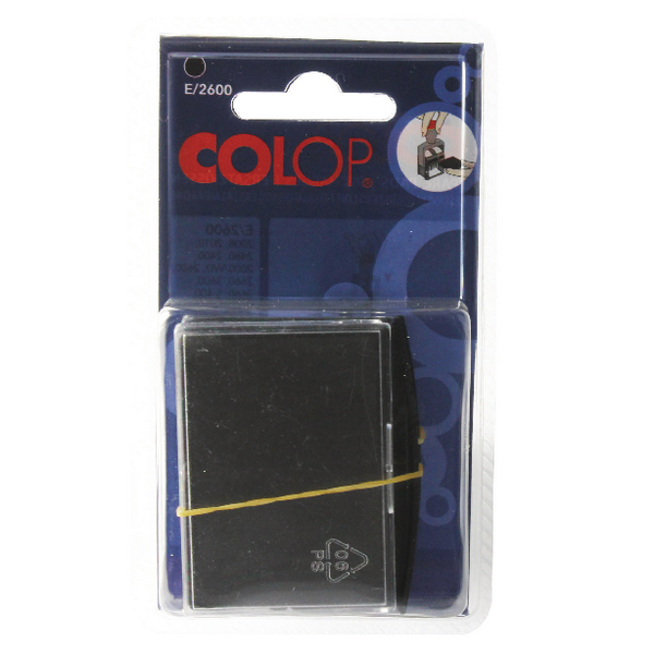 Colop E/2600 Replacement Pads Black [Pack of 2]