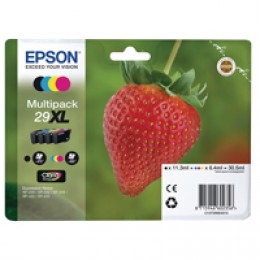 Epson 29XL Black /Cyan/Magenta/Yellow High Yield Inkjet [Pack of 4] C13T29964010 / T2996