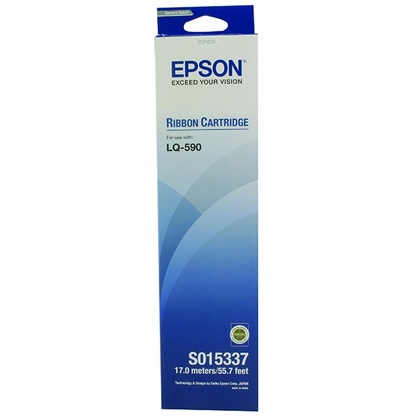 Epson S015337 Black Fabric Ribbon