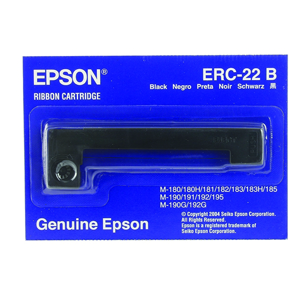 Epson ERC22B Black Ribbon