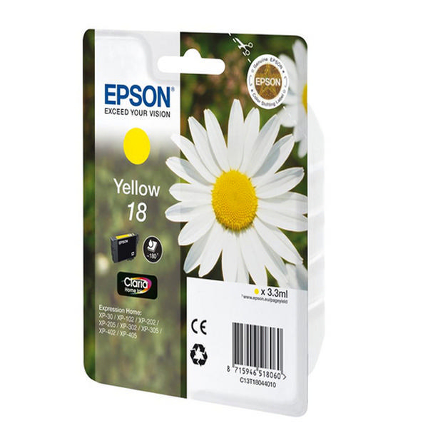 Epson T180440 Yellow Ink Cartridge