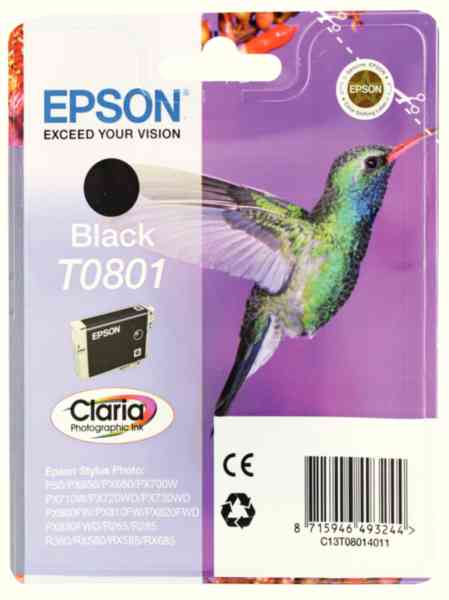 Epson T080140 Black Cartridge