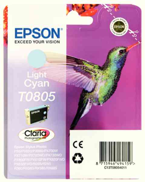Epson T080540 Light Cyan Cartridge