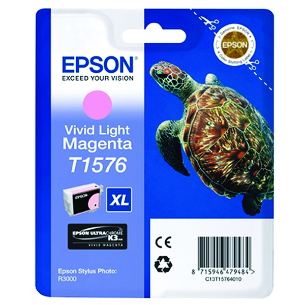 Epson T157640 Vivid Light Magenta Cartridge