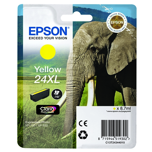 Epson T243440 High Capacity Yellow Ink Cartridge
