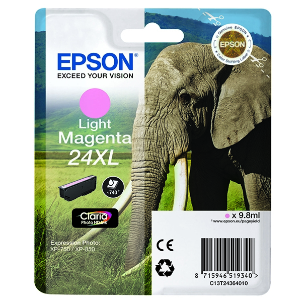 Epson T243640 High Capacity Light Magenta Ink Cartridge