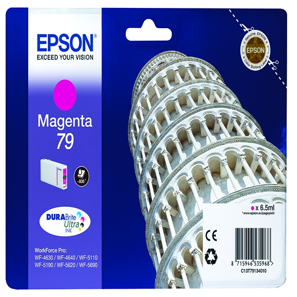 Epson T791340 Magenta Ink Cartridge