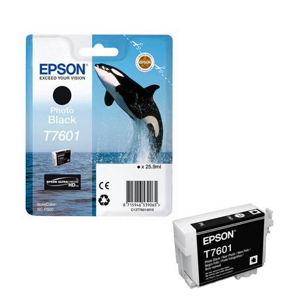 Epson T7601 Photo Black Ink Cartridge C13T76014010 / T7601