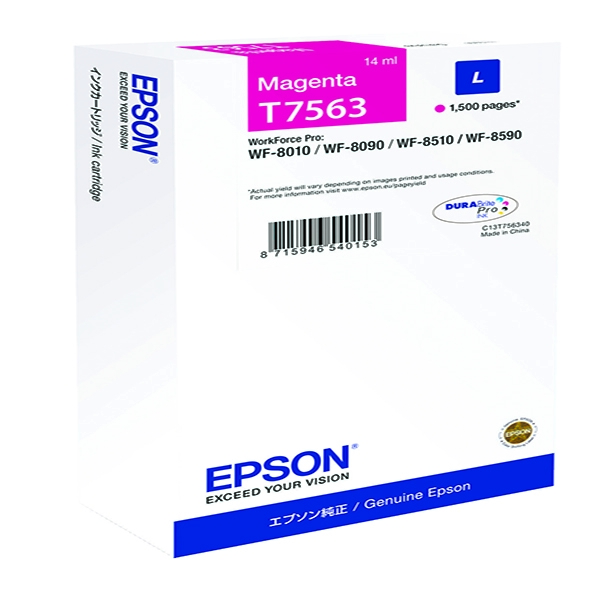 Epson T756340 Large Magenta Ink Cartridge