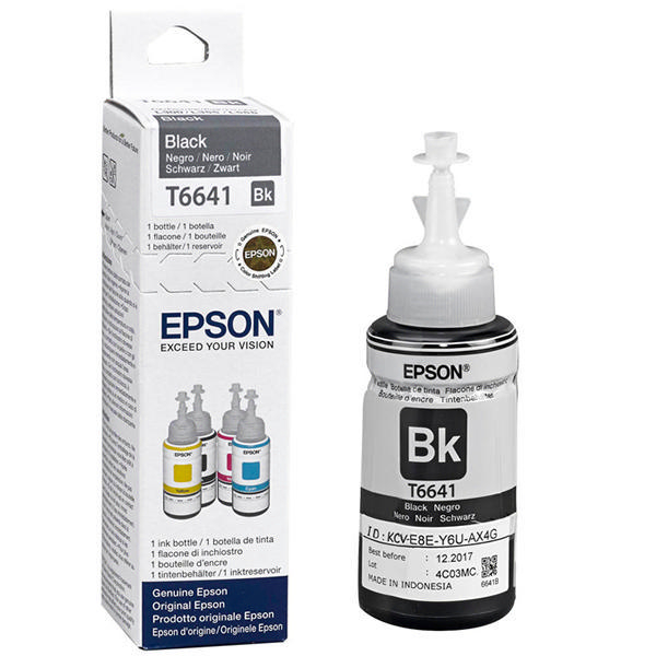 Epson T6641 Black 70m Ink Bottle C13T664140 / T6641