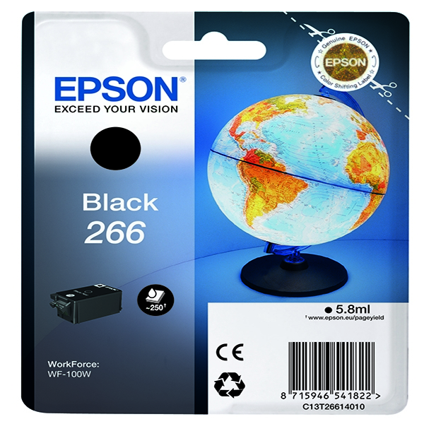 Epson T266140 Black Ink Cartridge
