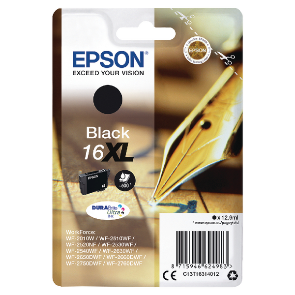 Epson 16XL Black Inkjet Cartridge