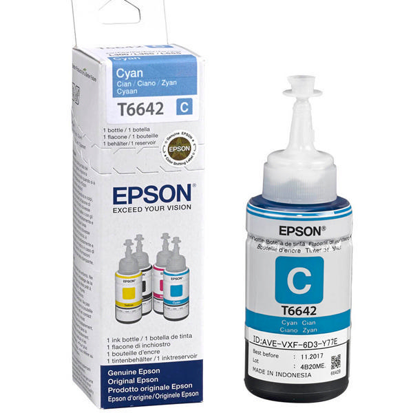 Epson T6642 Cyan Ink Bottle C13T664240 / T6642
