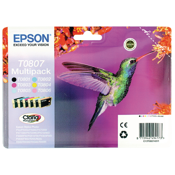 Epson T080740 Multipack of Cartridges