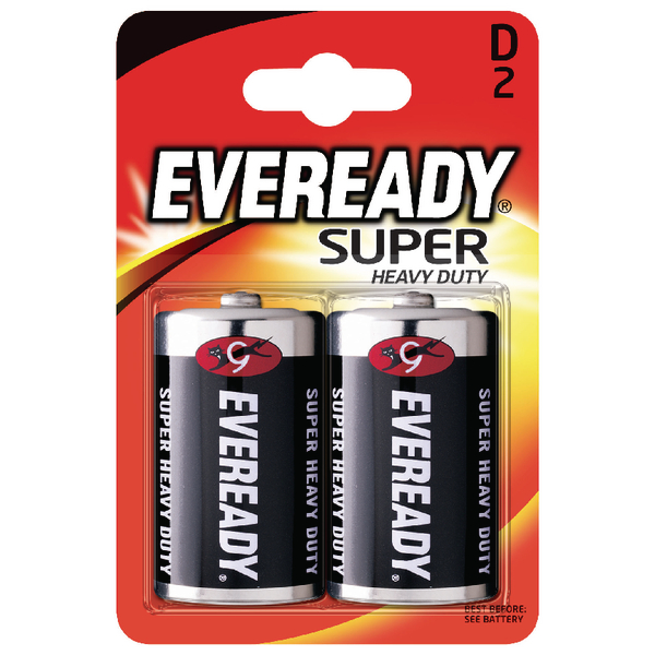 Eveready Battery Silver D [Pack of 2]