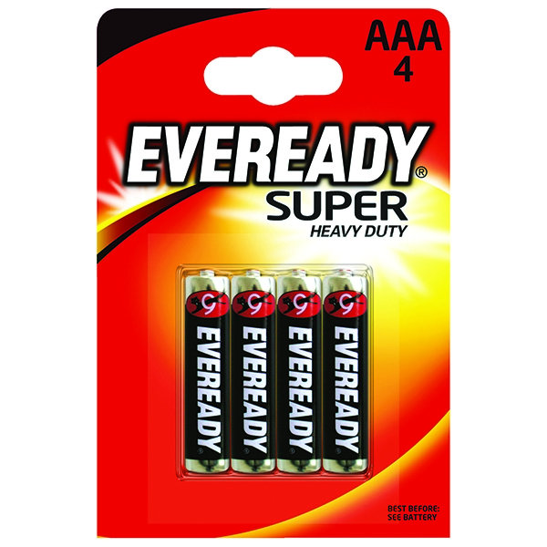 Eveready Battery Silver AAA [Pack of 4]