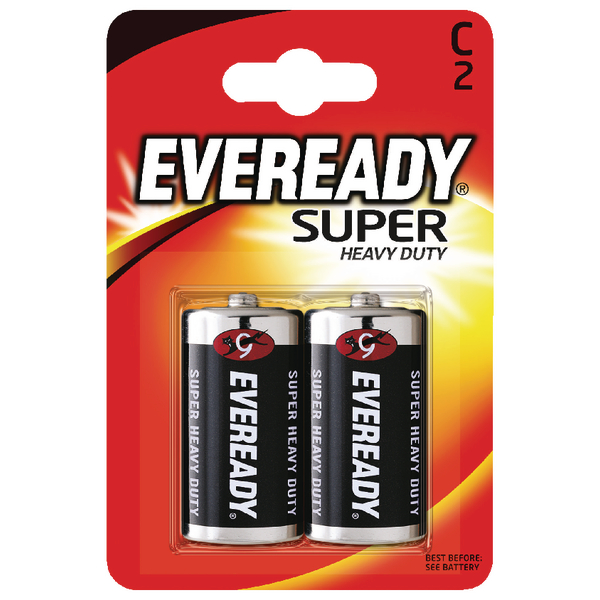 Eveready Battery Silver C [Pack of 2]