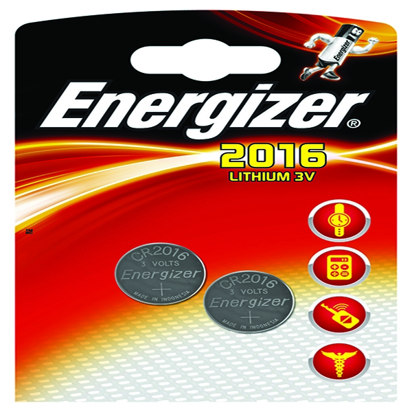 Energizer Special Lithium CR2016 Batteries [Pack of 2]