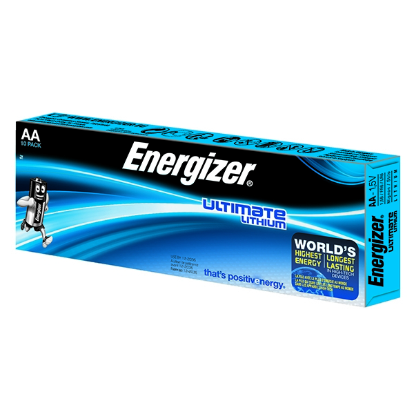 Energizer Ultimate Lithium AA Batteries [Pack of 10]