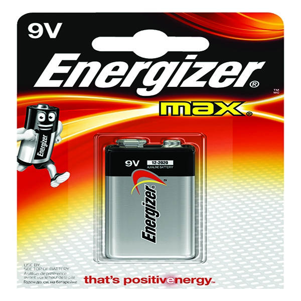 Energizer Max E92 9v Battery