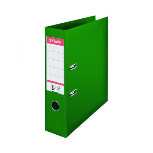 Esselte No1 Lever Arch File Slotted 75mm A4 Green [Pack of 10]