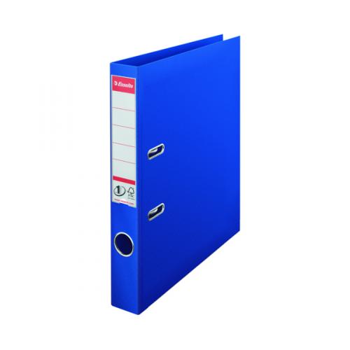 Esselte No1 Plastic Lever Arch File 50mm A4 Blue [Pack of 10]
