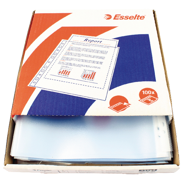 Esselte Punched Pocket A4 [Pack of 100]