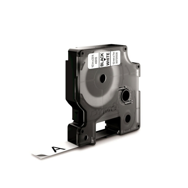 Dymo D1 Labels 12mm Black on White