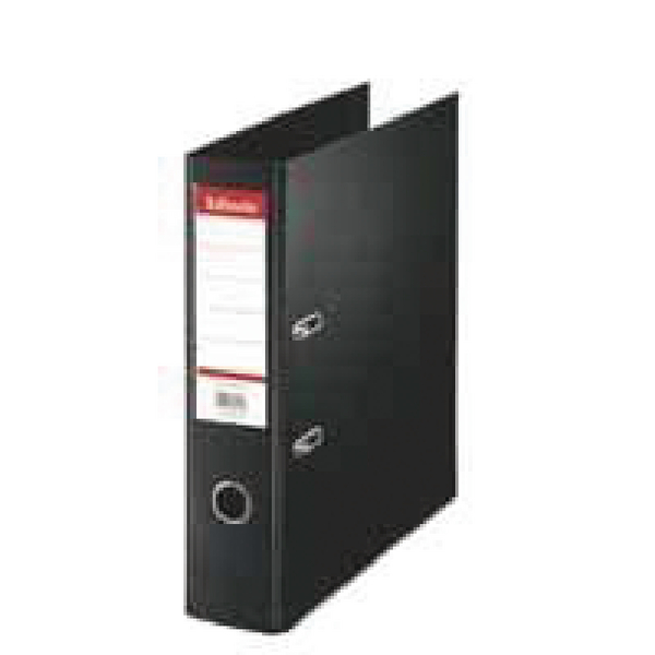 Esselte Foolscap Lever Arch File Polypropylene 75mm Black [Pack of 10]