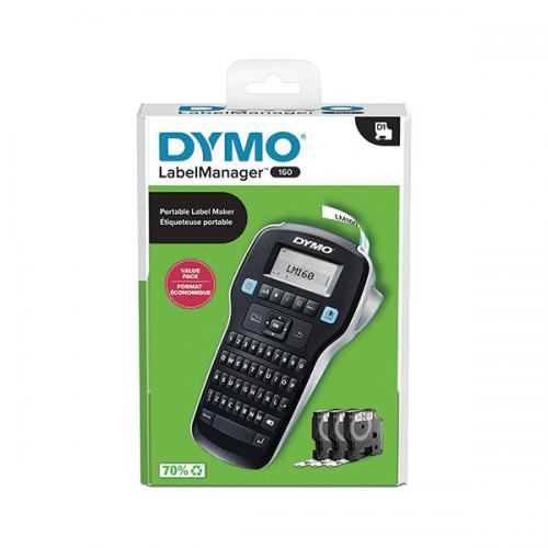 Dymo Labelmanager 160 Label Maker Value Pack
