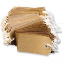 Tags Strung 120x60mm Buff [Pack of 1000]