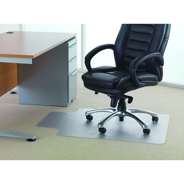 Floortex PVC Chair Mat Lipped 920x1210mm
