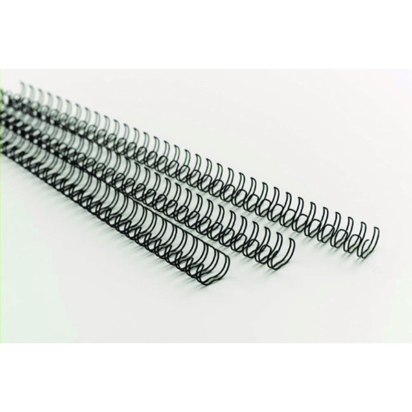 GBC 8mm 21 Ring Binding Wires US Black [Pack of 100]