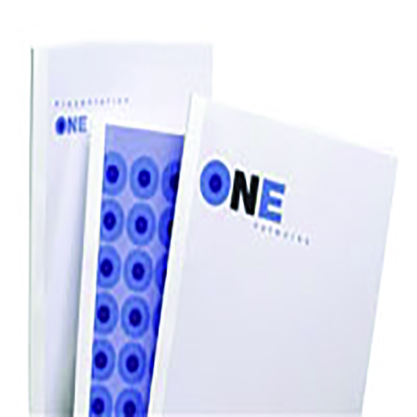 GBC 1.5mm 200g Thermal Covers Gloss Clear and White [Pack of 100]